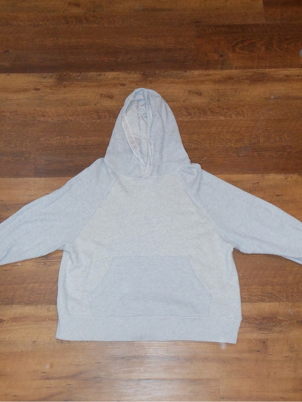aerie Light Gray Waffle Knit Sweat Set
